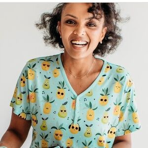 Little Sleepies Pineapple Jams Short Sleeve Pajama Top